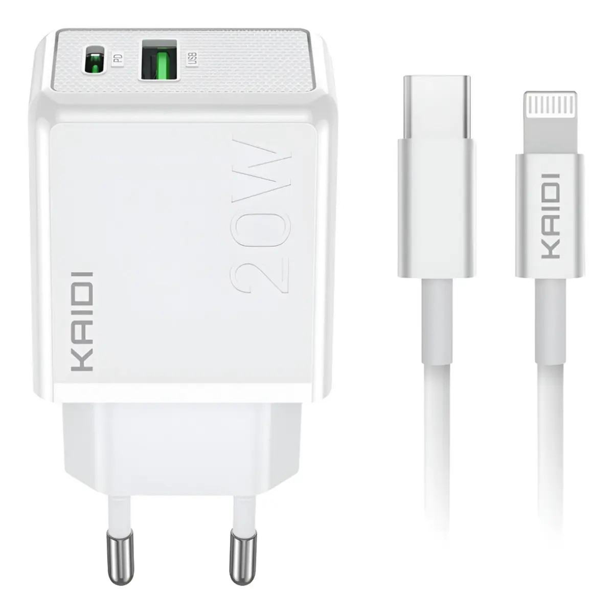 Carregador Kaidi Lightning Para iPhone Usb Kd-301a